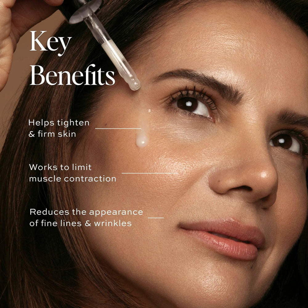 DIME Beauty Super Firm Serum ingredient blend highlights peptides and niacinamide for nourishing care.