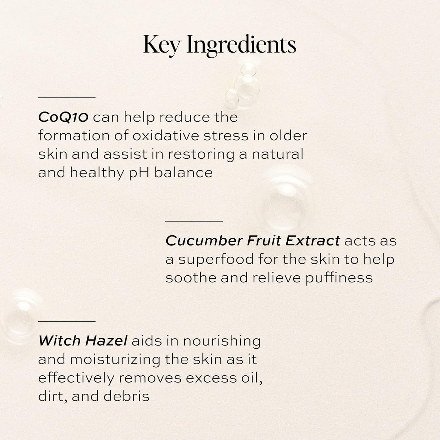 DIME Beauty Super Skin Toner texture close-up highlights non-drying, vegan formula.