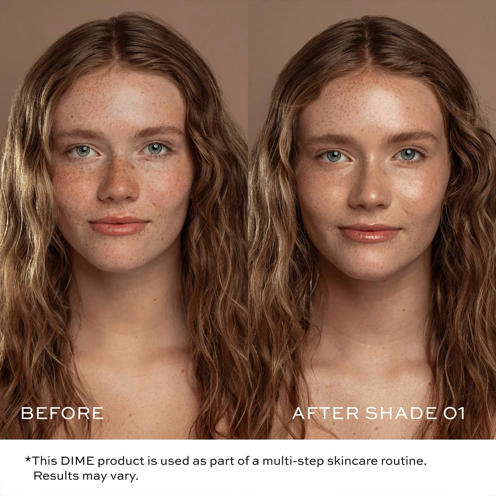 DIME Beauty Wonderscreen non-greasy texture provides featherweight daily moisturizer feel