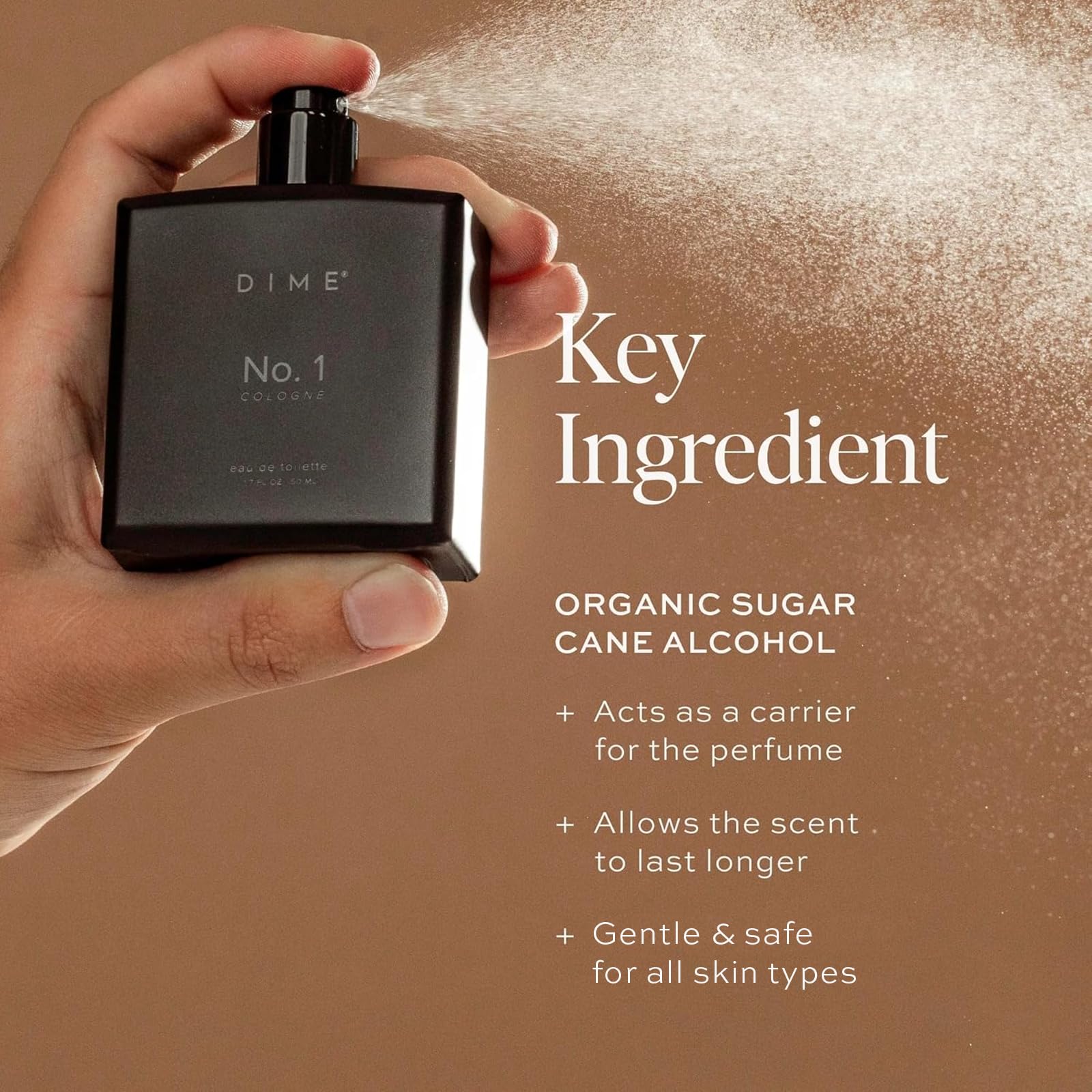 DIME No. 1 top-notes visual emphasizes lime and grapefruit for instant freshness.