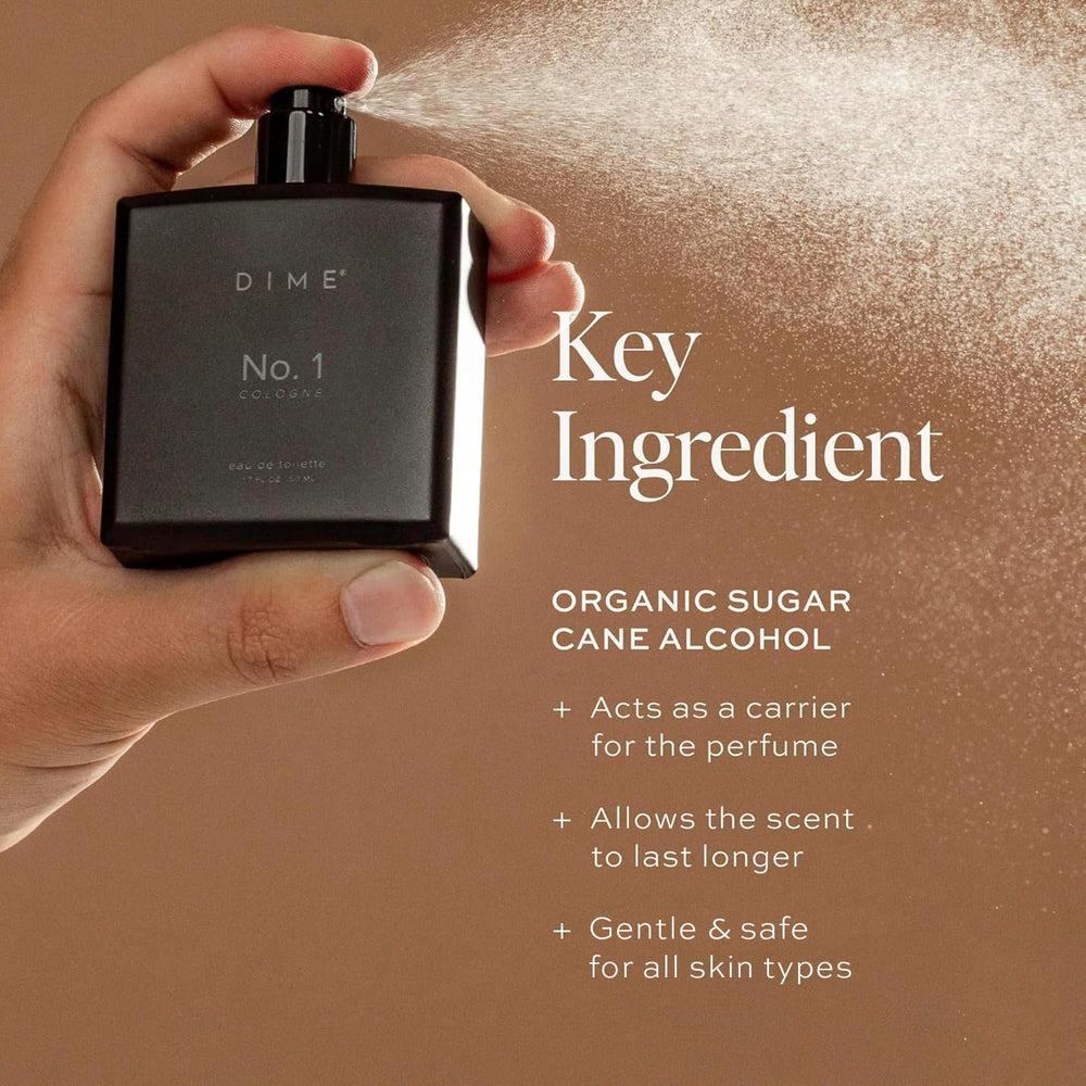 DIME No. 1 top-notes visual emphasizes lime and grapefruit for instant freshness.