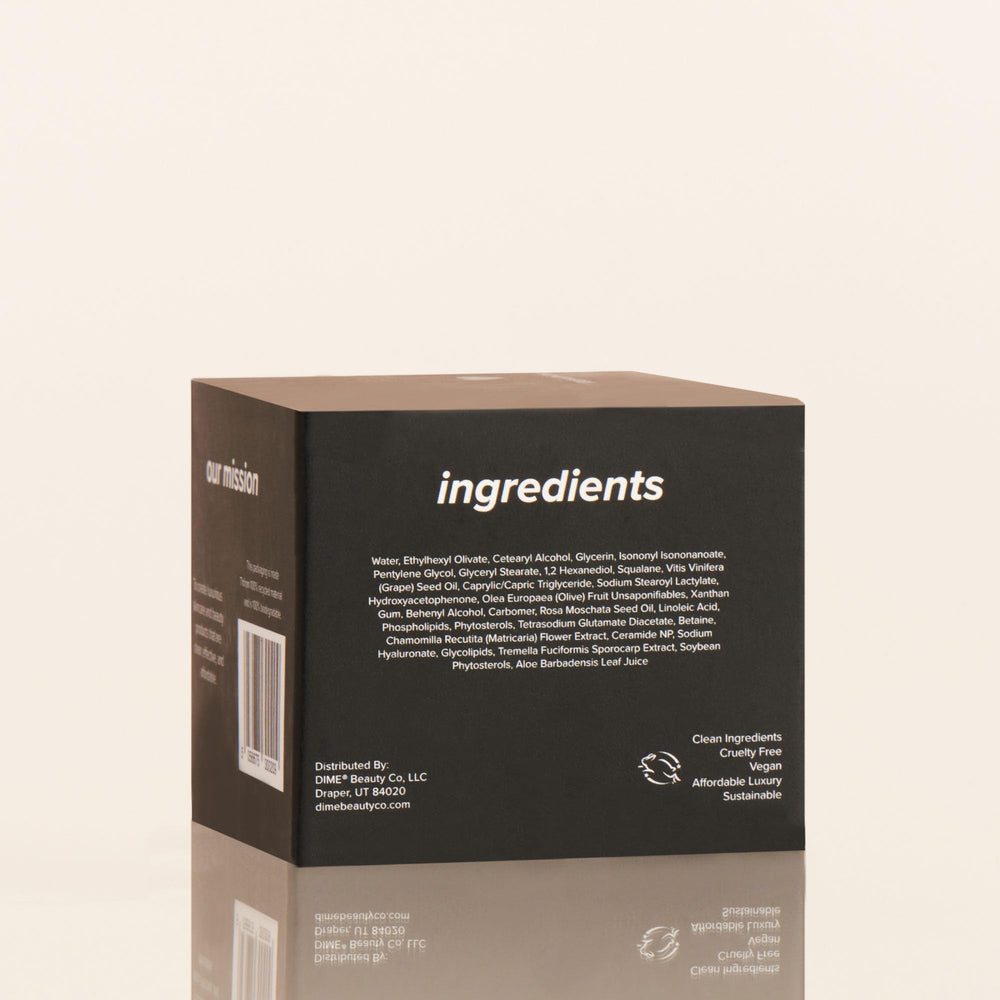 DIME Beauty Restorative Night Cream luxurious night care close-up.