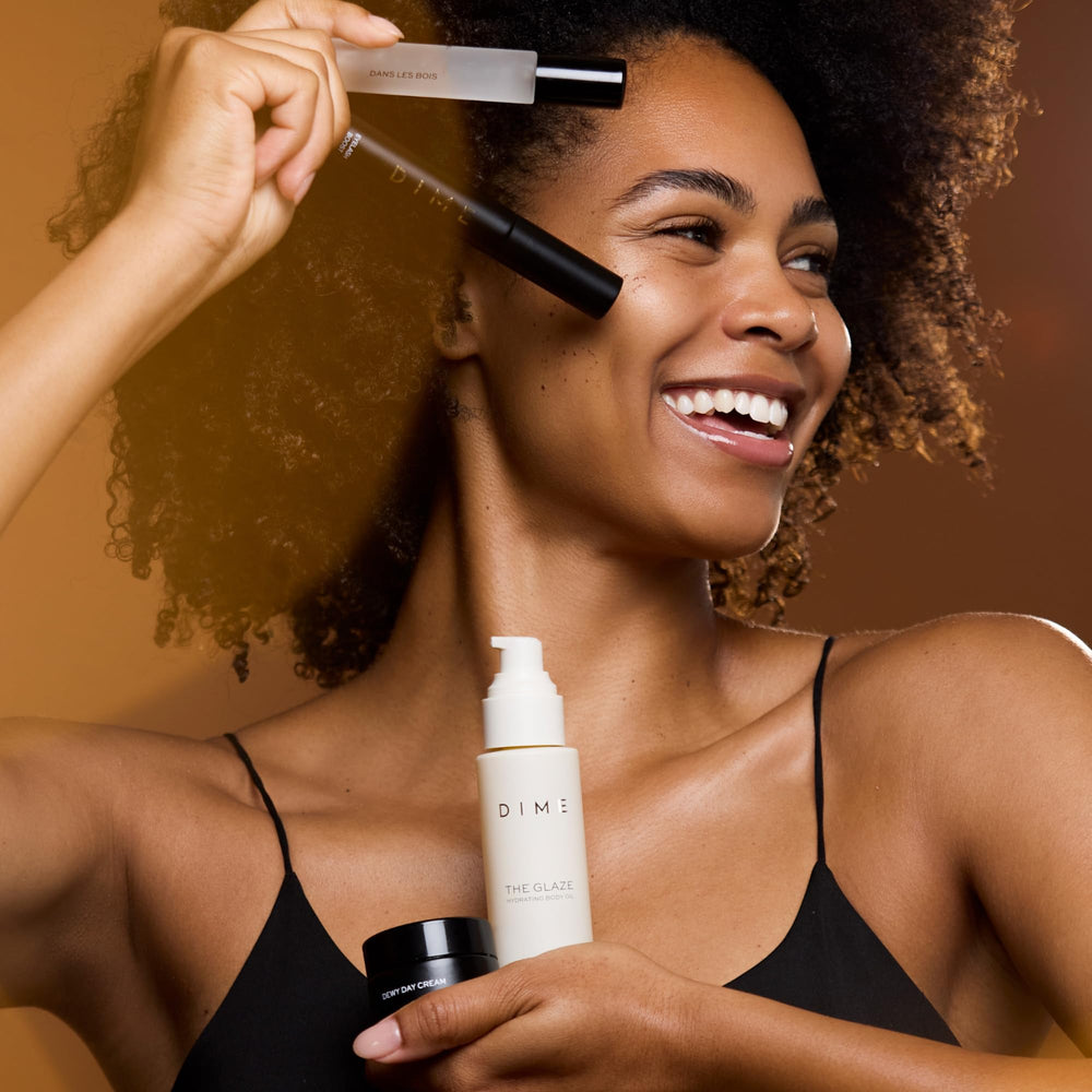 DIME TBT Serum bakuchiol for gentle anti-aging glow.