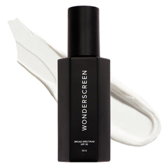 DIME Wonderscreen SPF 30 bottle front showing clean mineral sunscreen for daily sun protection