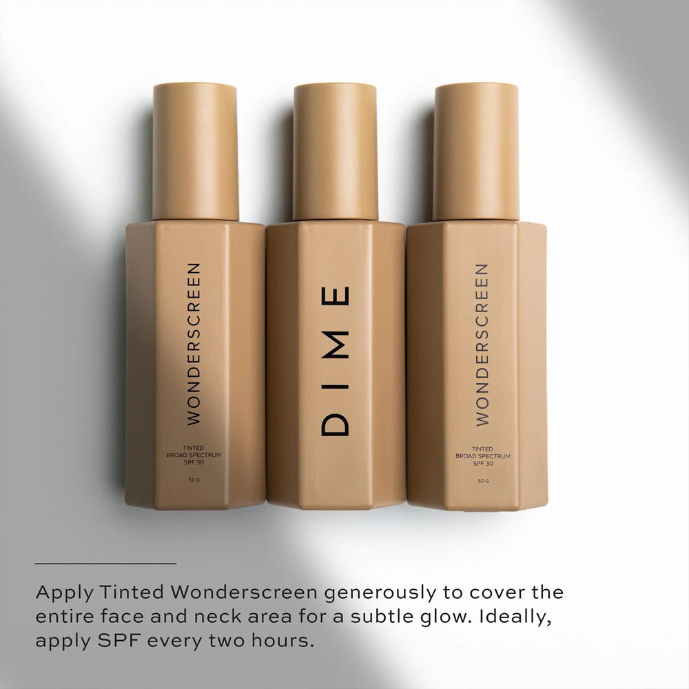 DIME Wonderscreen reapply every two hours reminder