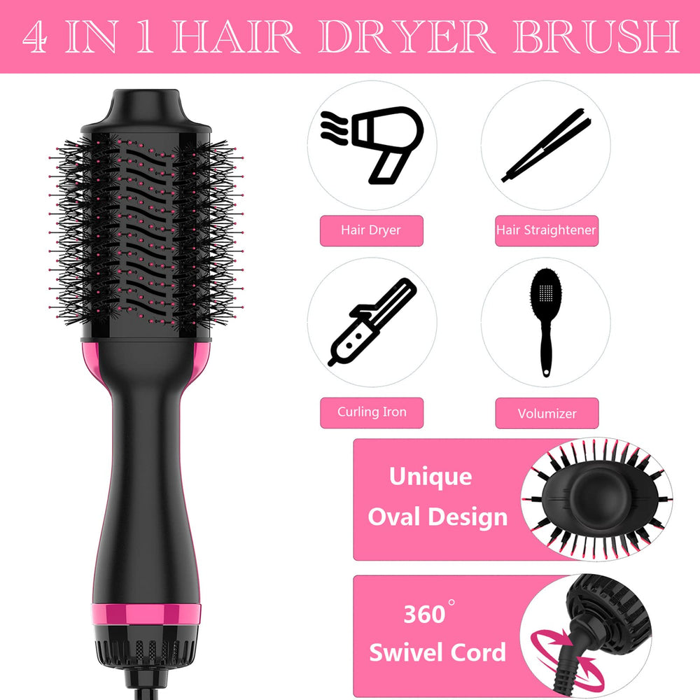 Dimecano hair dryer brush 4-in-1 dries and styles quickly at home