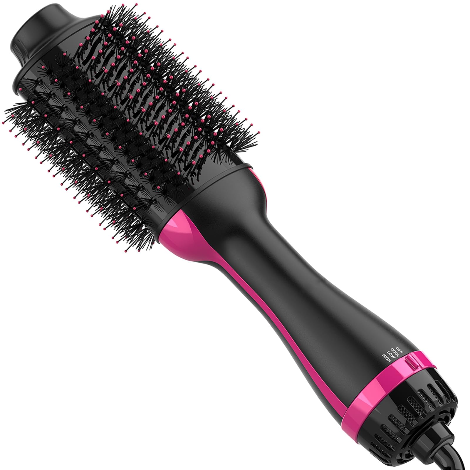 Dimecano hair dryer brush oval body smoothing for sleek looks