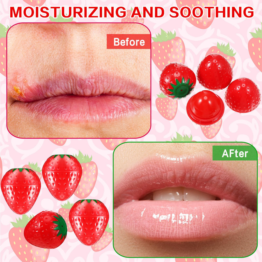 Dimsile strawberry lip balm gift-set ideal for gifting on occasions