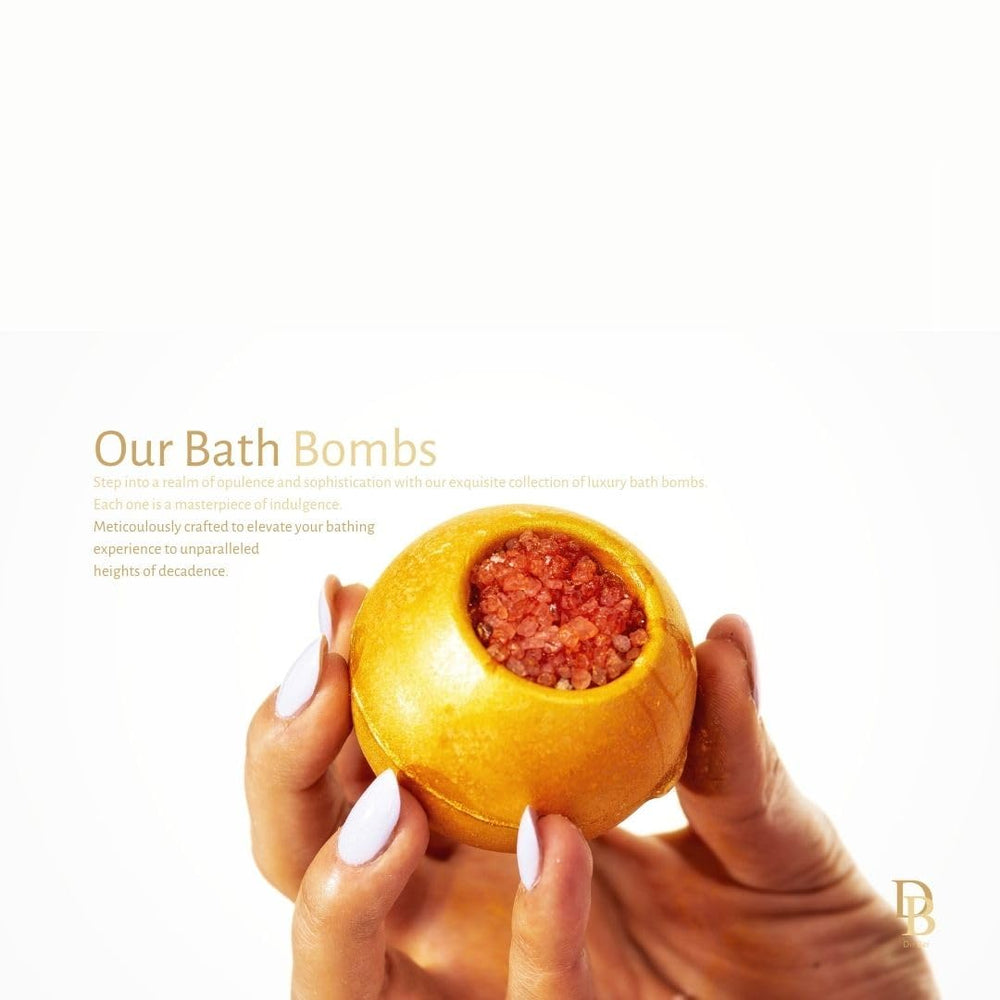DinBer lavender vanilla milk fragrance bath bomb for soothing aroma