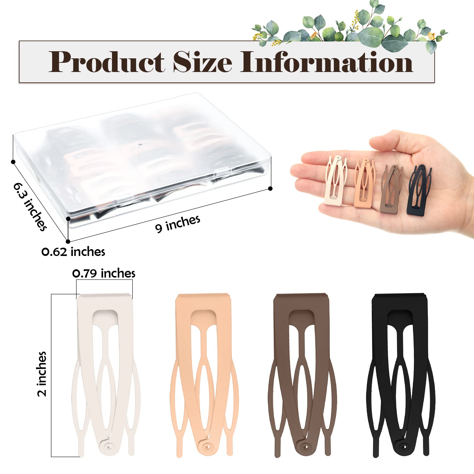 Dingion metal snap hair clip colors—vibrant collection for everyday looks