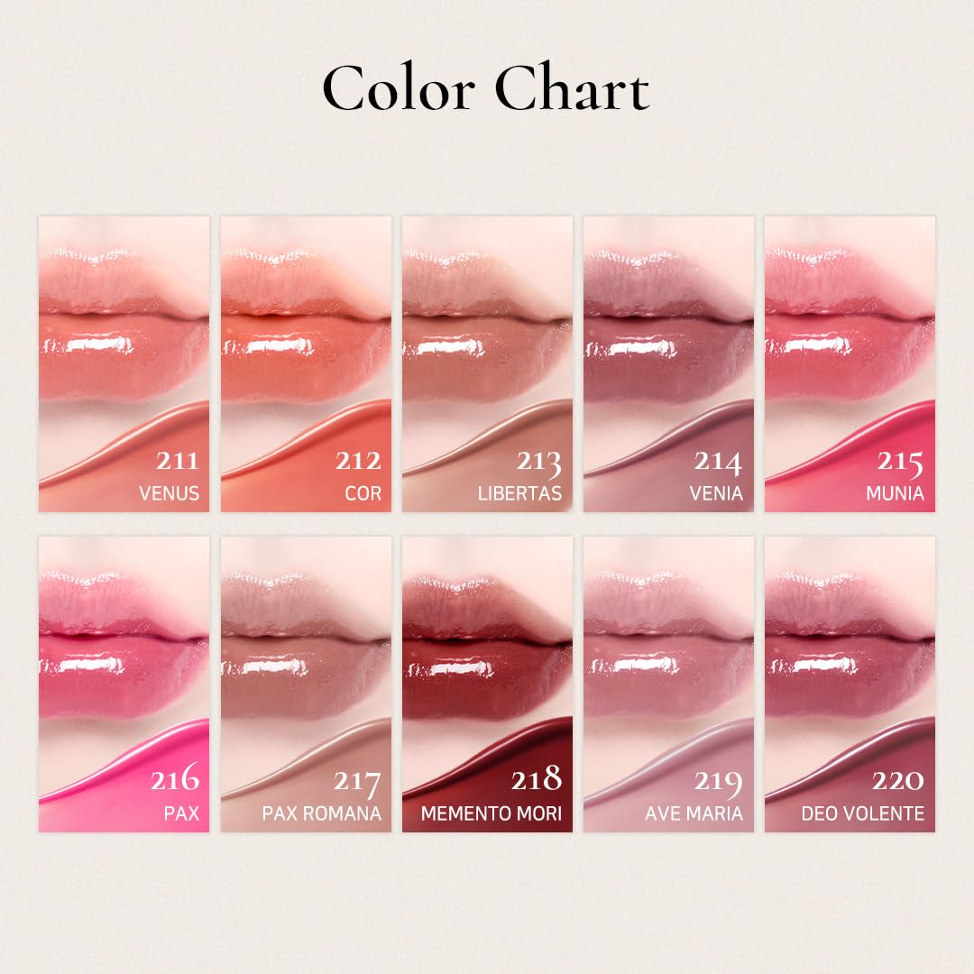 DINTO Blur-Glowy Lip Tint close-up highlights weightless, breathable tint.