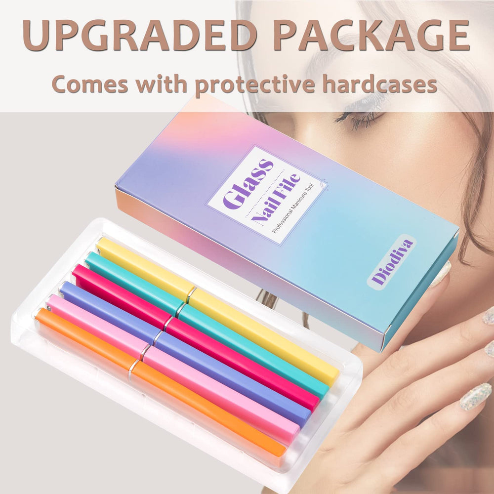 Diodiva glass nail file case portable for protected storage anywhere.