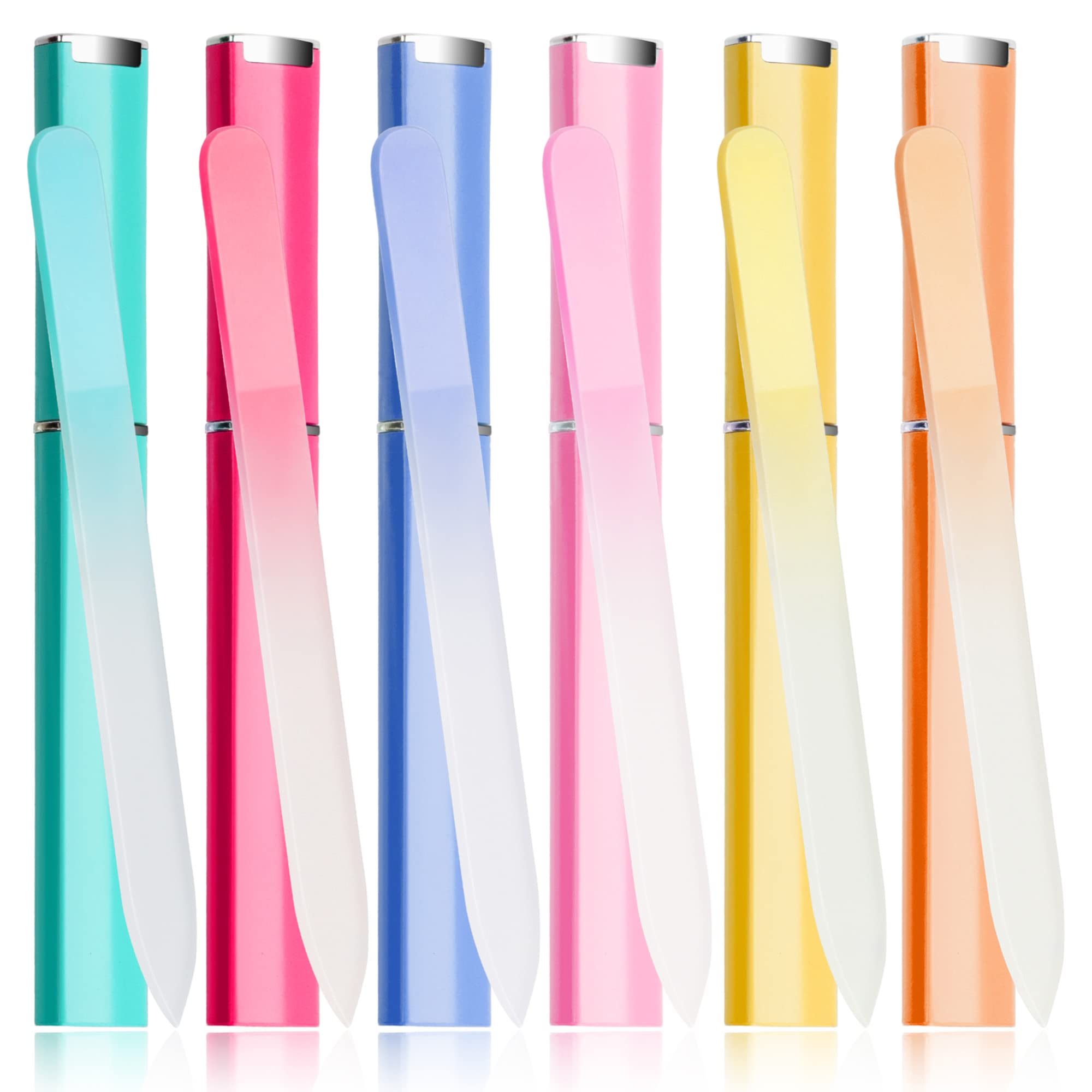 Diodiva travel-friendly glass nail file set ideal for gifts and on-the-go manicure.