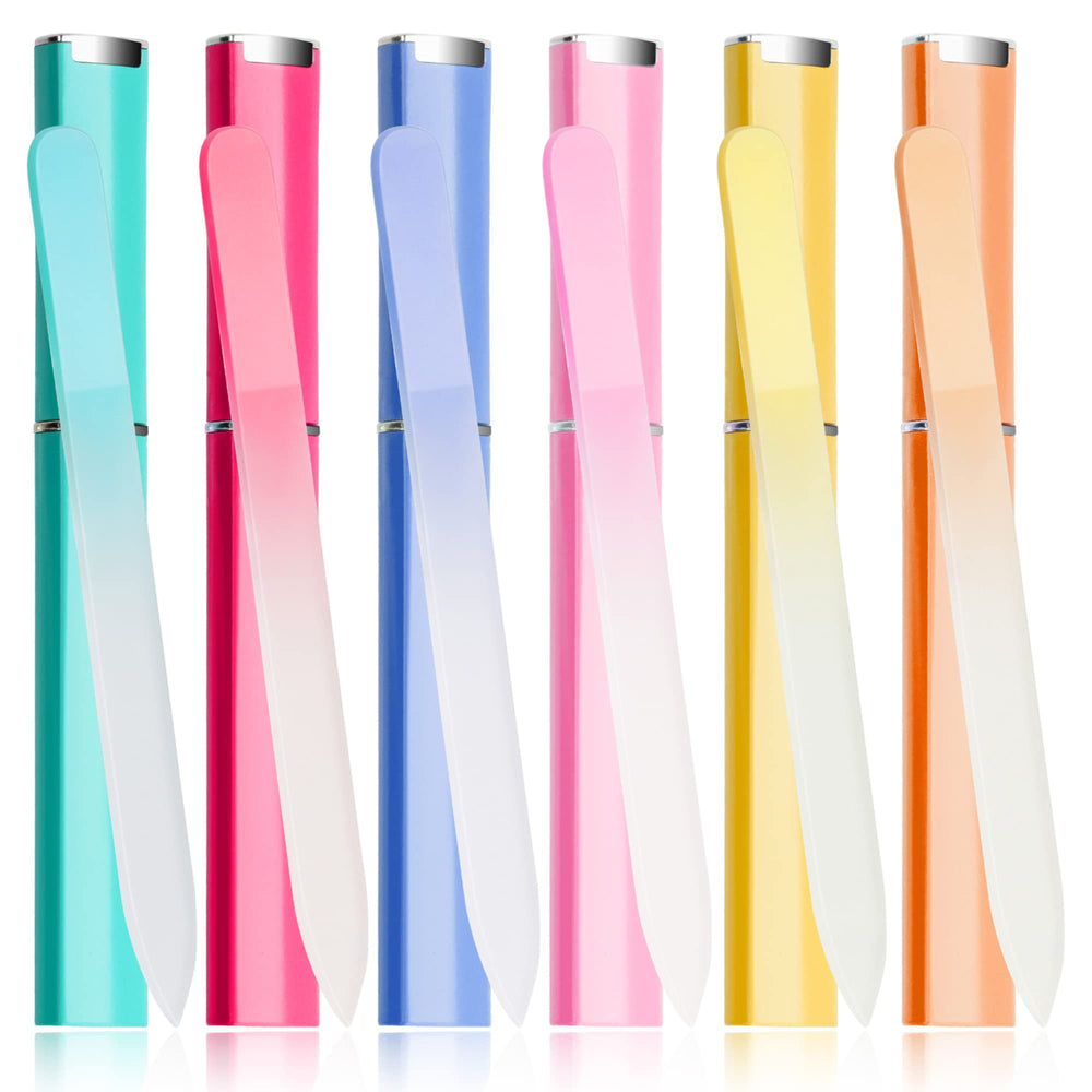Diodiva travel-friendly glass nail file set ideal for gifts and on-the-go manicure.