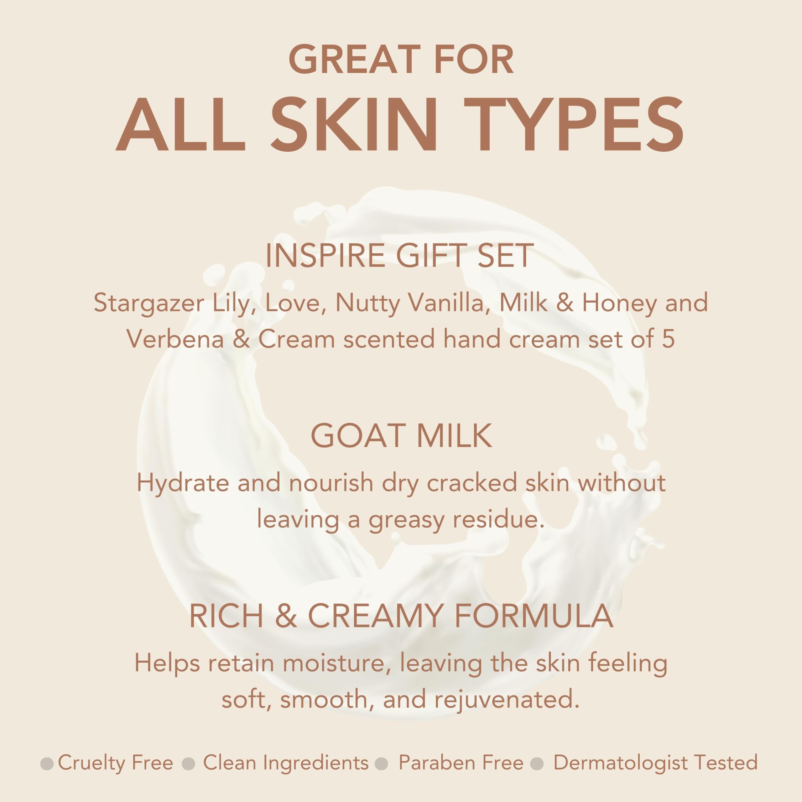 Dionis gift packaging highlights US-made goat milk skincare.