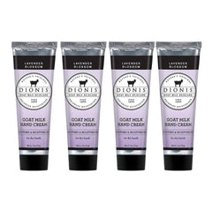 Dionis Goat Milk Hand Cream Lavender Blossom Travel Set hydrates on the go.