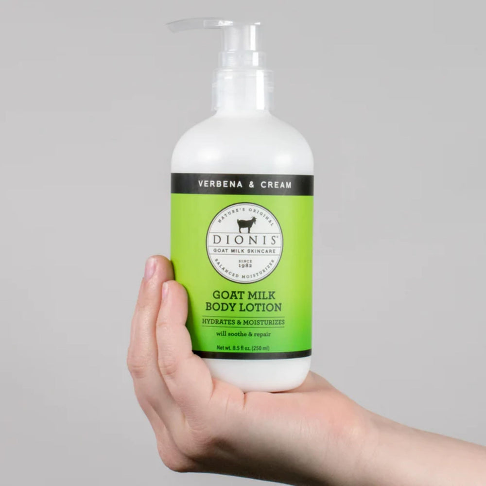 Dionis Made in USA label on skincare bottle for quality and origin