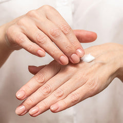 Dionis Nutty Vanilla travel hand cream delivers comforting moisture.