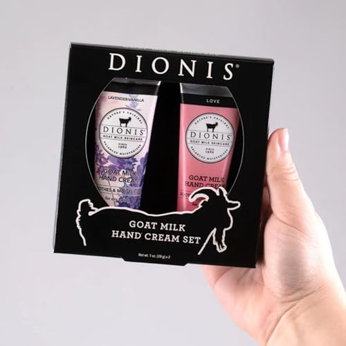 Dionis travel-size moisturizers packaging for convenient daily use.