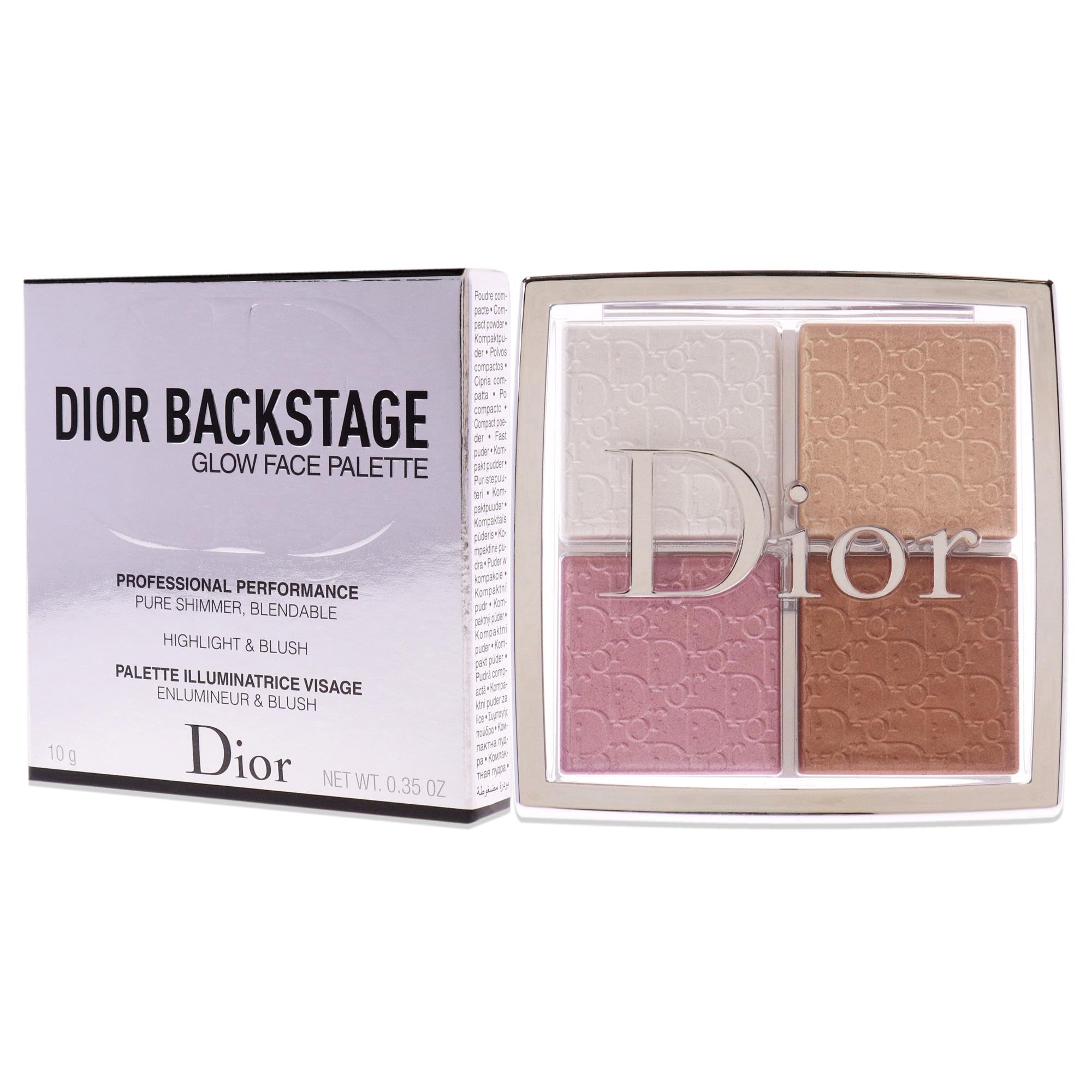 Dior Backstage Glow Face Palette blush bronze delivers warm bronze glow and dimension
