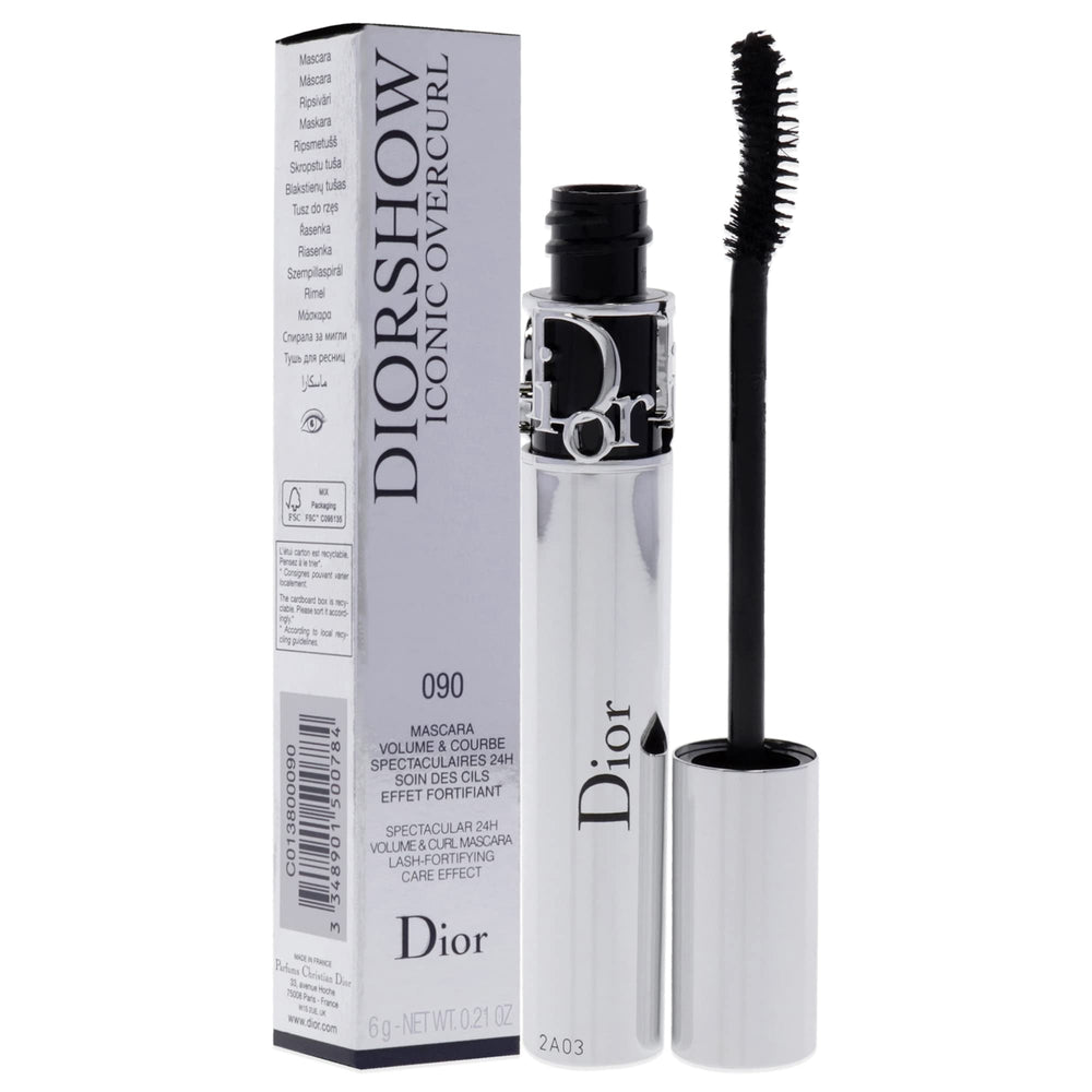 Dior Diorshow Iconic Overcurl delivers up to 24-hour wear for lasting impact.