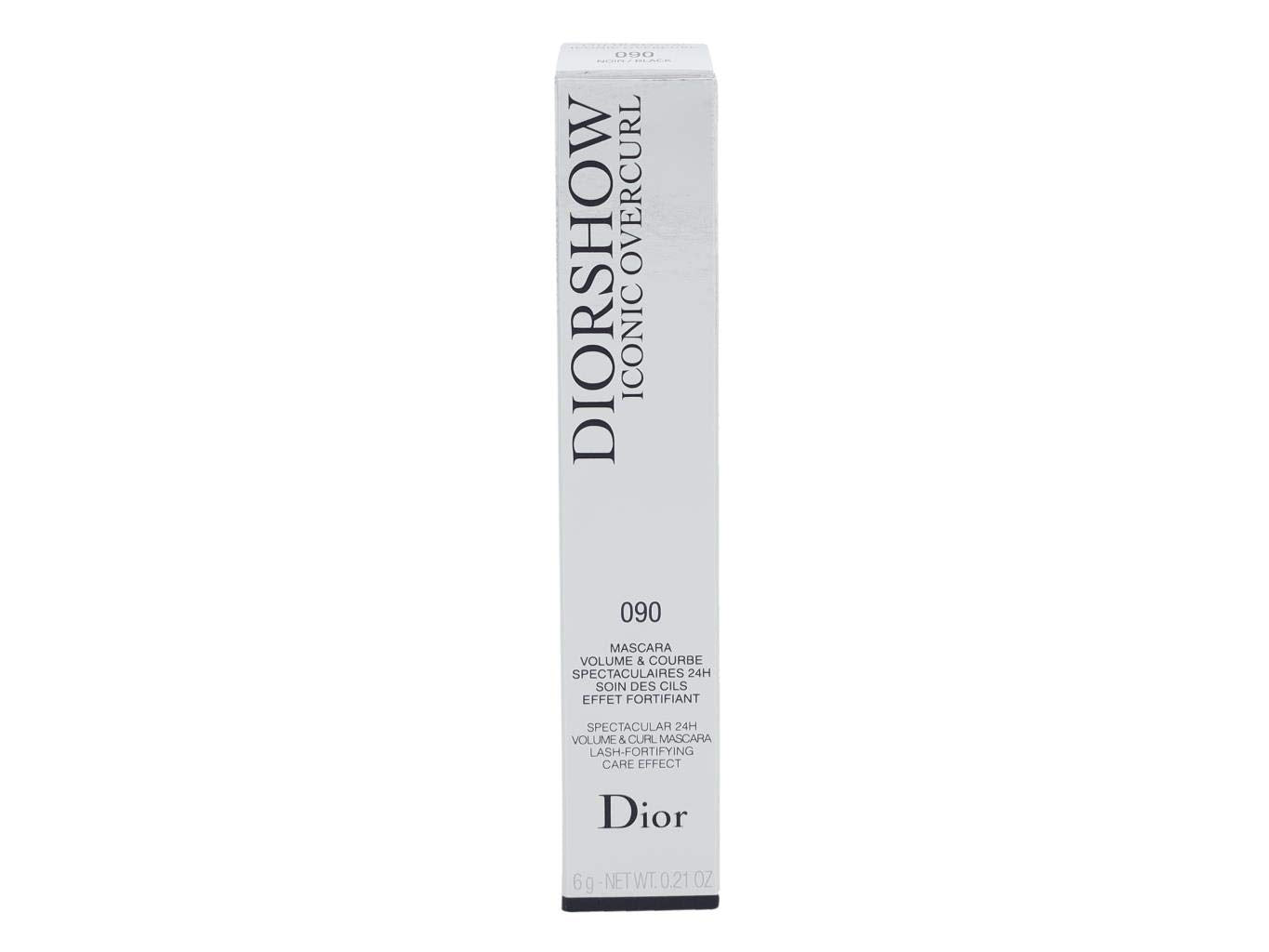 Dior Diorshow Iconic Overcurl cotton-nectar-enriched formula softens lashes with shine.