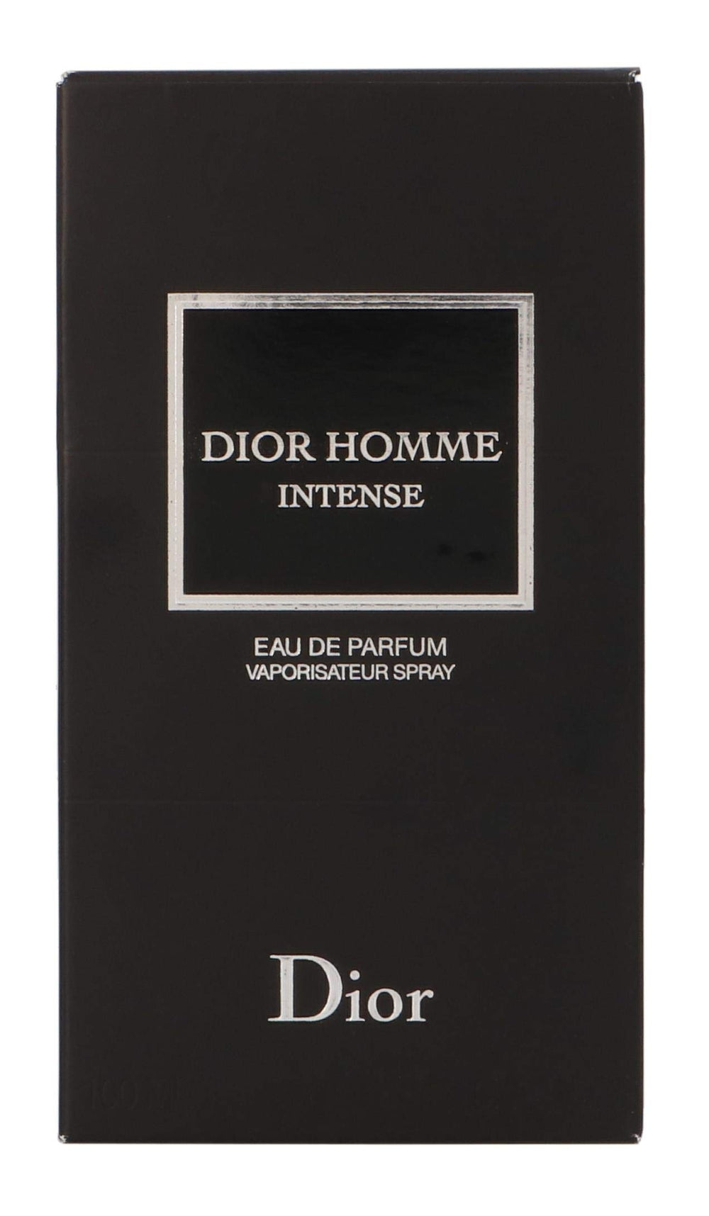 Dior Homme Intense bottle front view for refined evening wear.