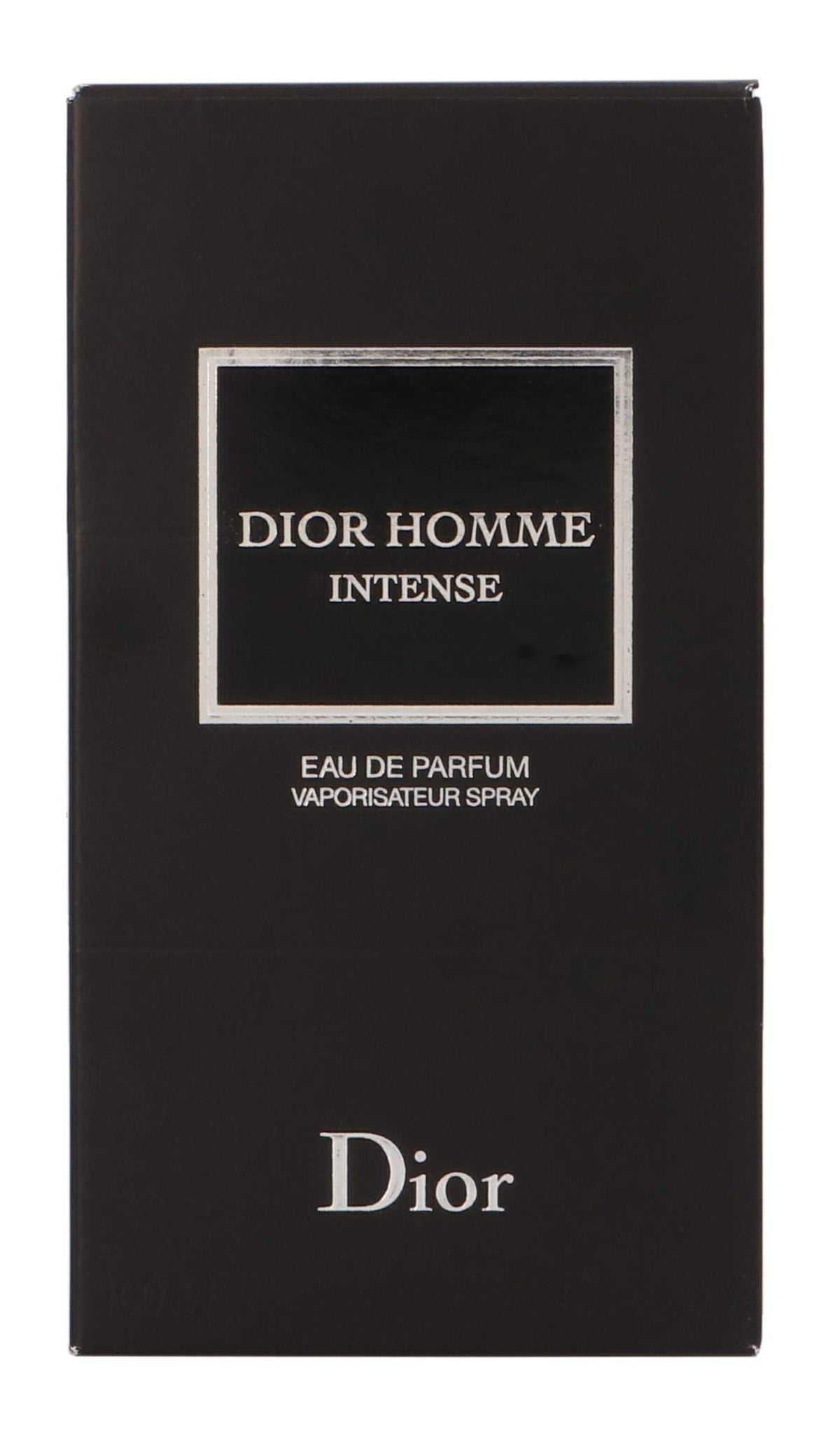 Dior Homme Intense bottle front view for refined evening wear.