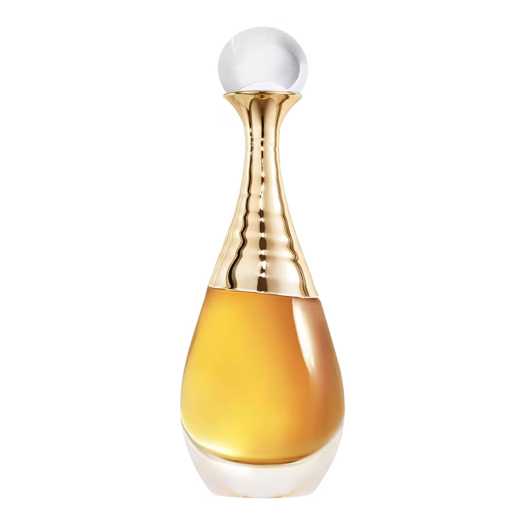 Dior J'adore L'or bottle with gold collar, ideal for special occasions.