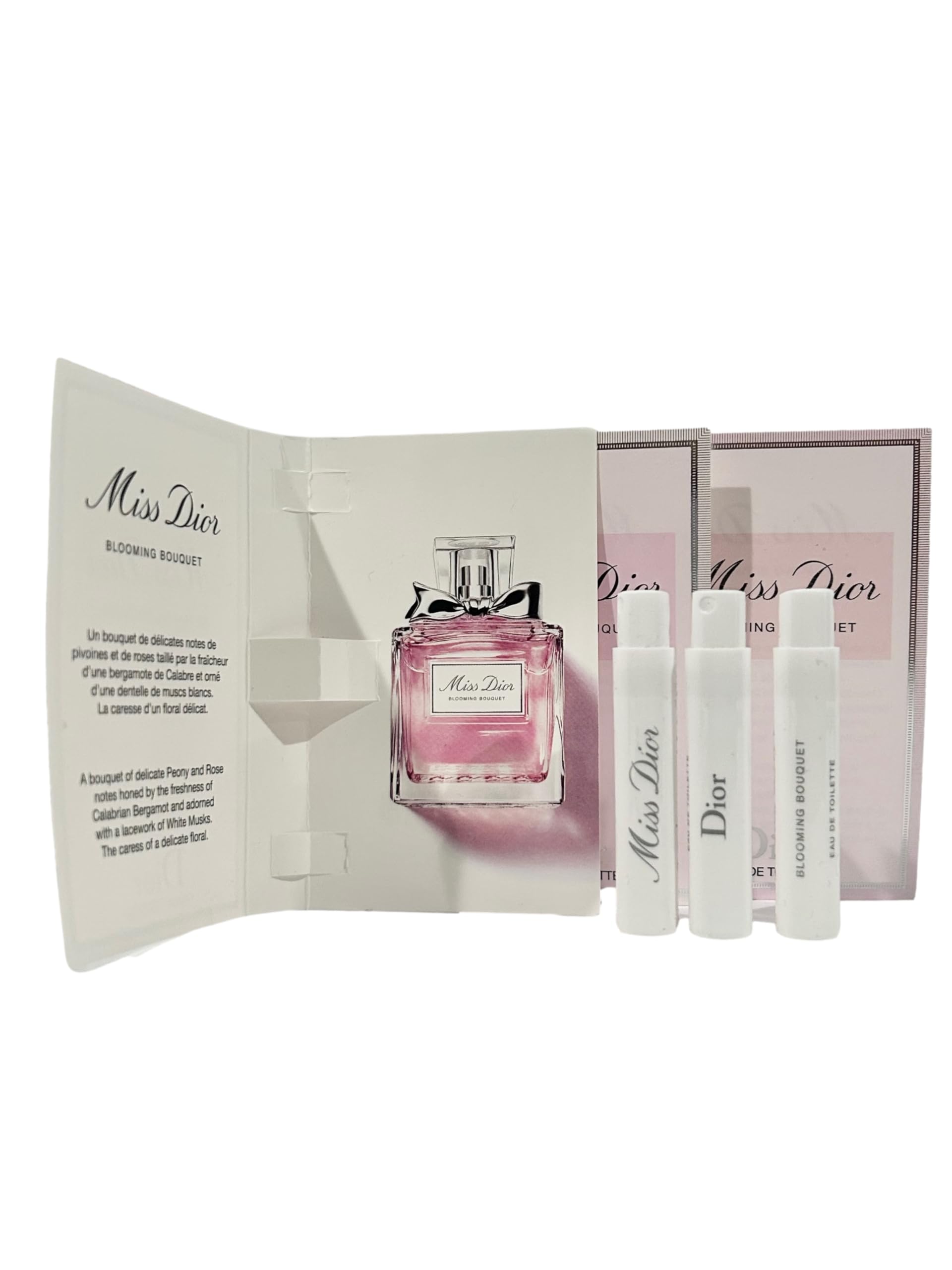 Dior Miss Blooming Bouquet sample packaging in compact 1ml size.