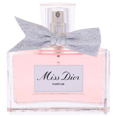 Miss Dior bottle closeup highlights rose notes and floral sophistication.
