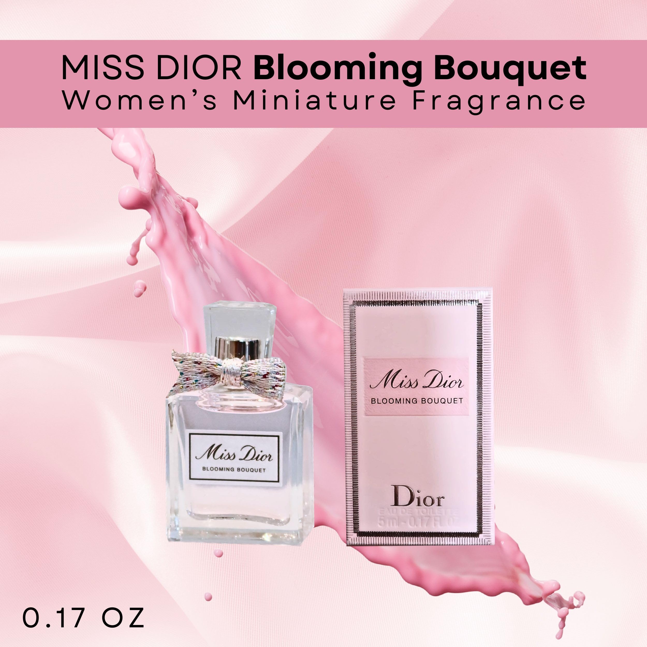 Dior Miss Dior Blooming Bouquet front view showcases timeless floral identity for everyday wear.