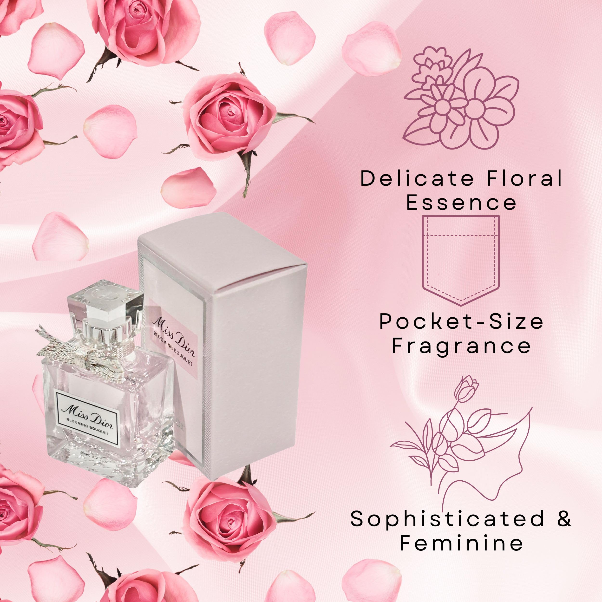 Dior Miss Dior mini perfume packaging suggests a ready-to-gift option with refined presentation.