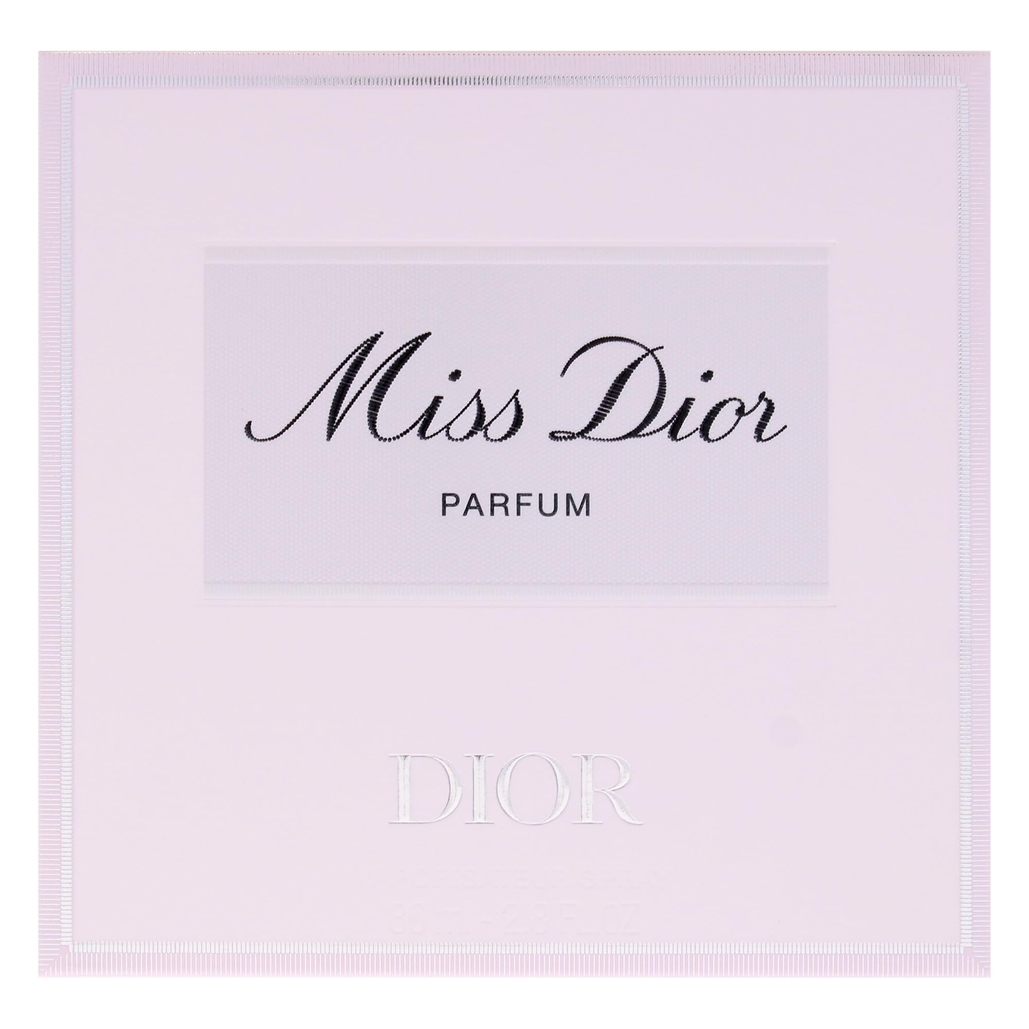 Miss Dior outer packaging emphasizes premium gift-ready presentation.