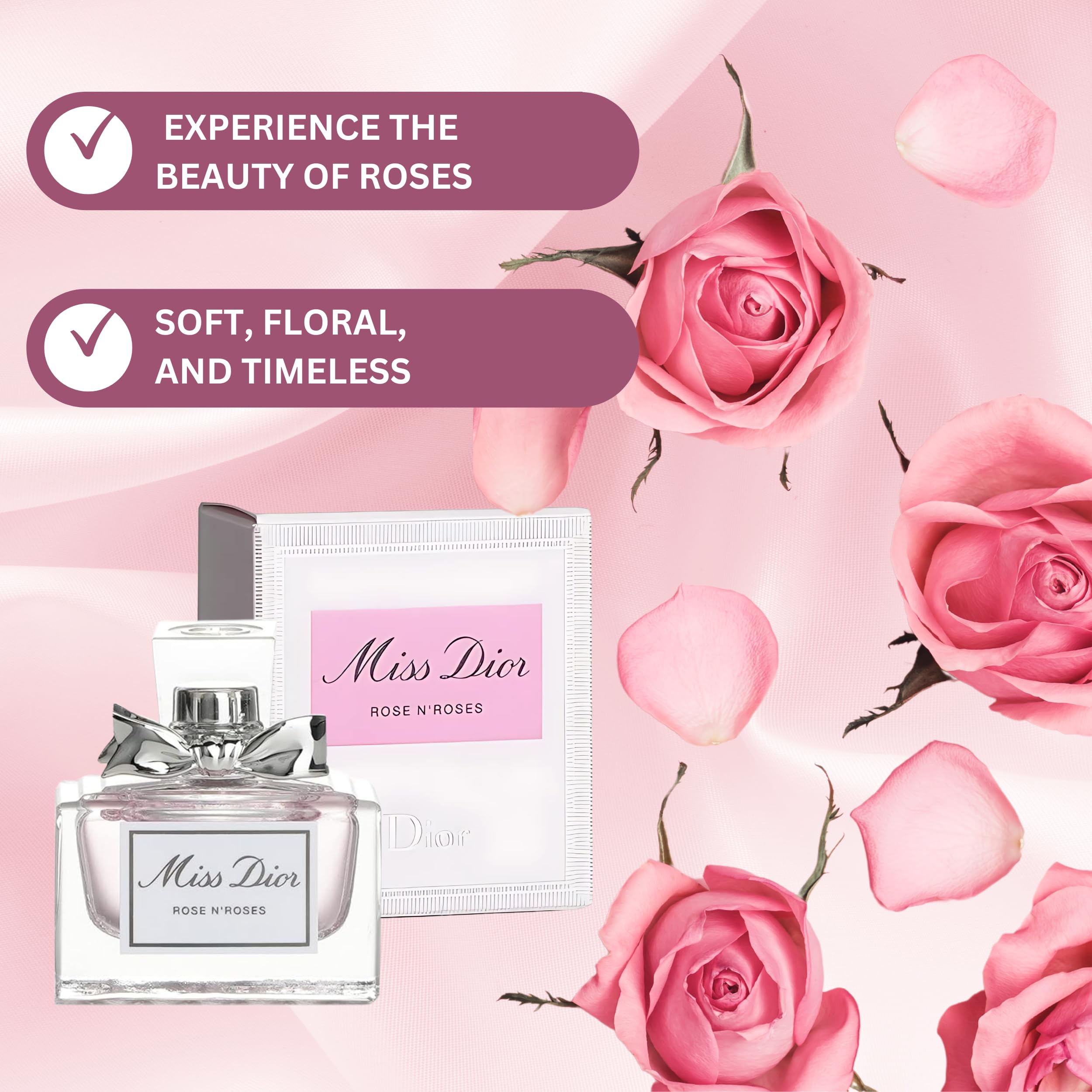 Miss Dior Rose N' Roses perfumer reference highlights craftsmanship and luxury.