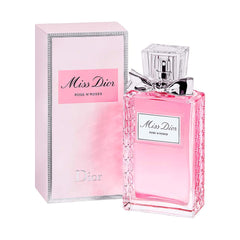 Dior Miss Dior Rose NRoses fragrance swirl shows the light, airy scent profile in motion.