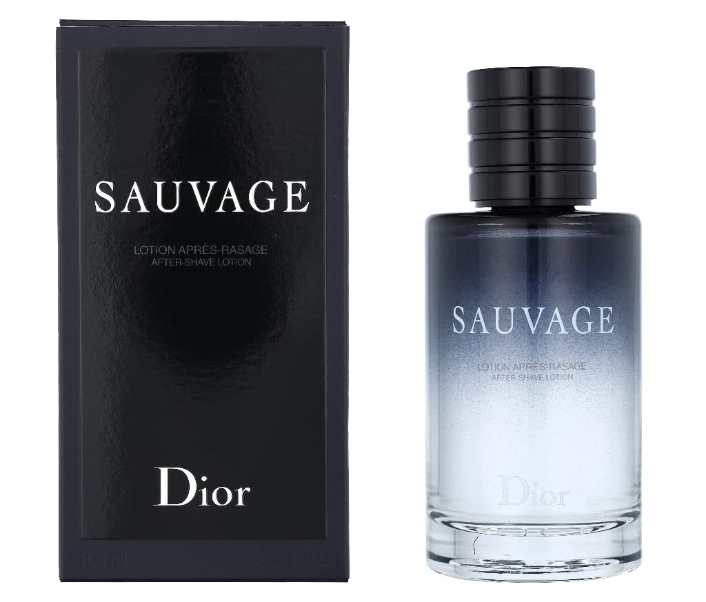 Dior Sauvage aftershave bottle on dresser for refined grooming ritual.