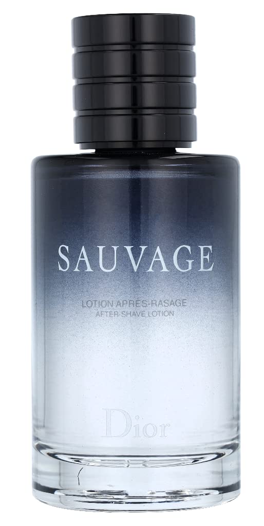 Dior Sauvage aftershave bottle pours a hint of fragrance for daily wear.
