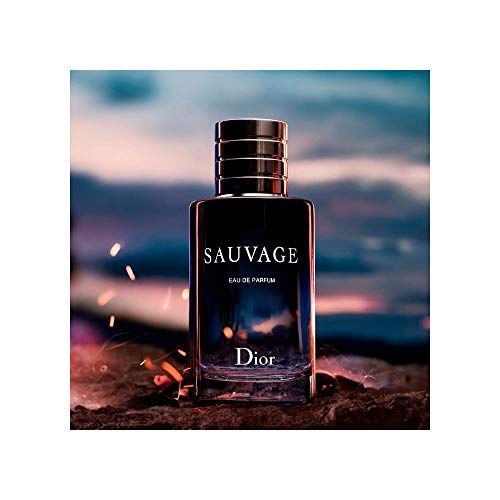 Dior Sauvage bottle side angle highlighting sleek design for grooming routines