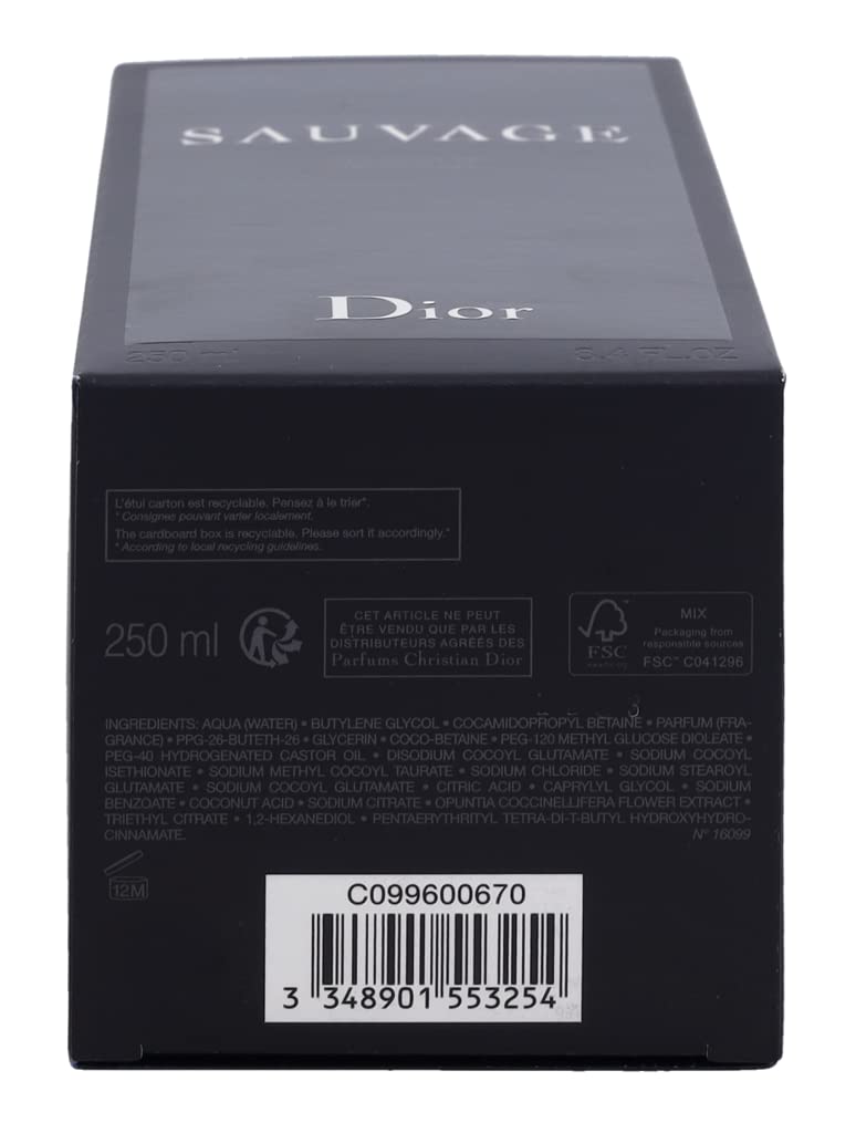 Dior Sauvage gift packaging suggests a sophisticated present for fragrance lovers.