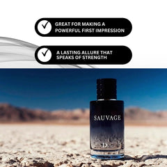 Dior Sauvage mini bottle cap close-up, easy to carry for daily wear