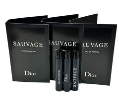 Dior Sauvage sample EDP 1ml vial for convenient on-the-go scent refresh.