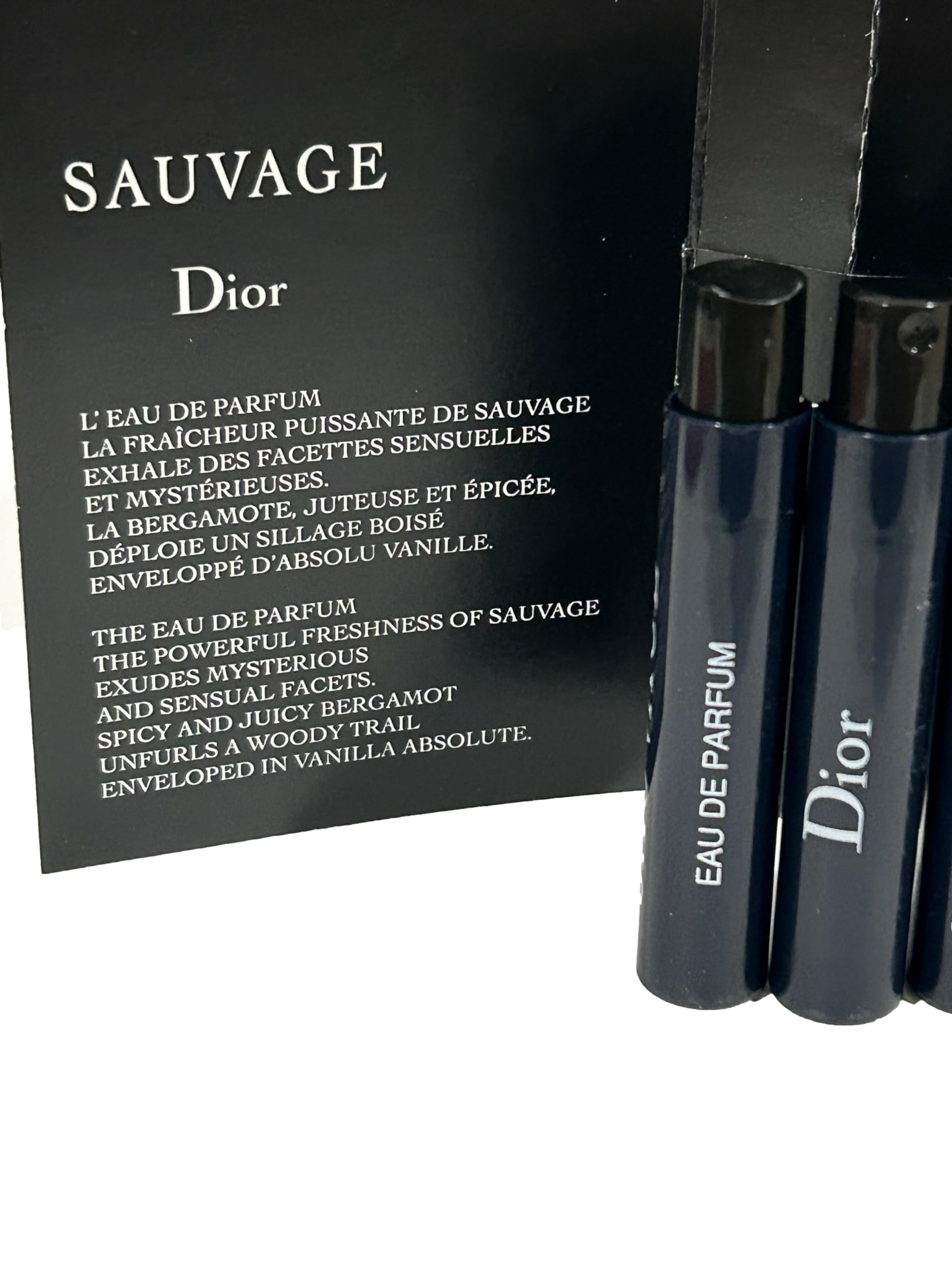 Dior Sauvage sample EDP 1ml vial ideal for testing before big bottle.