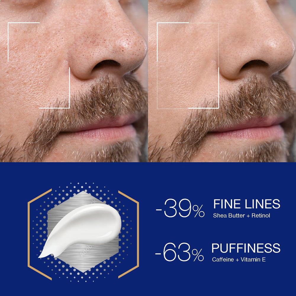 DIPSEVEN men's skincare routine image shows simplified steps for busy days.