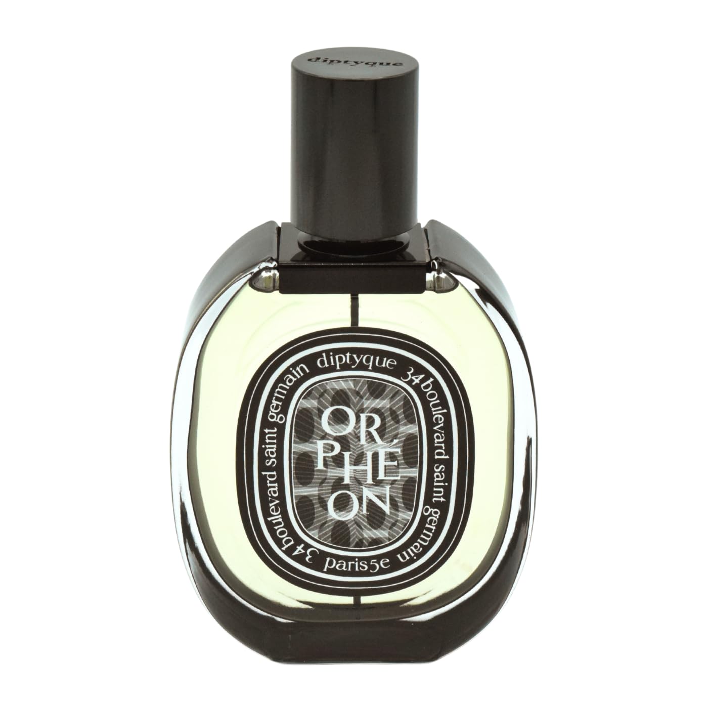 Diptyque Orpheon bottle front showcases a refined unisex scent ideal for daily wear