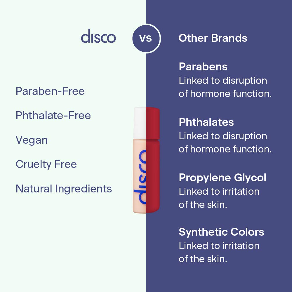 Disco Men's eye care ingredients caffeine and niacinamide for brightening support