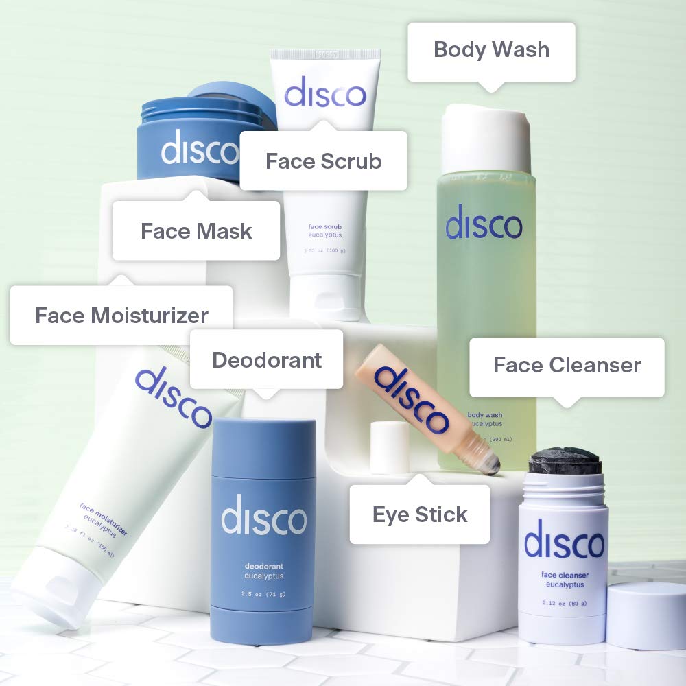 Disco Men's eye care targets dark circles with caffeinated formula