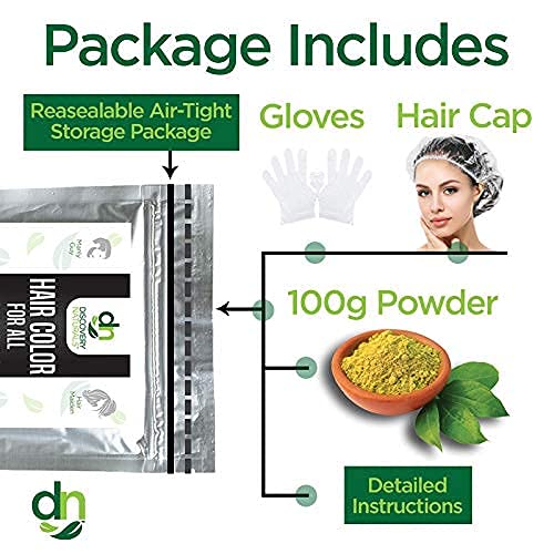 Discovery Naturals cap and brush support professional-like at-home tinting