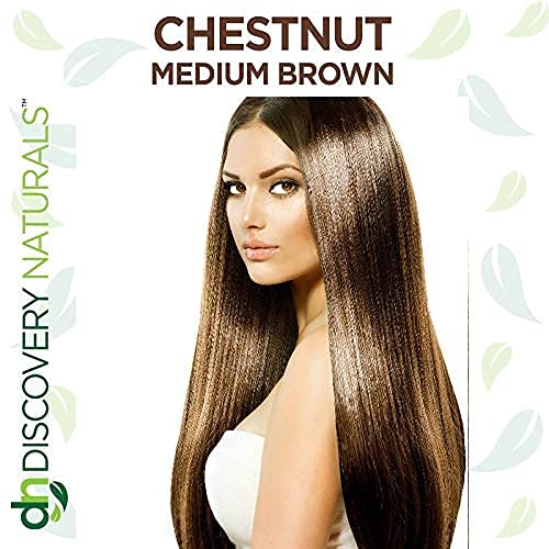 Discovery Naturals color paste being applied from roots to tips