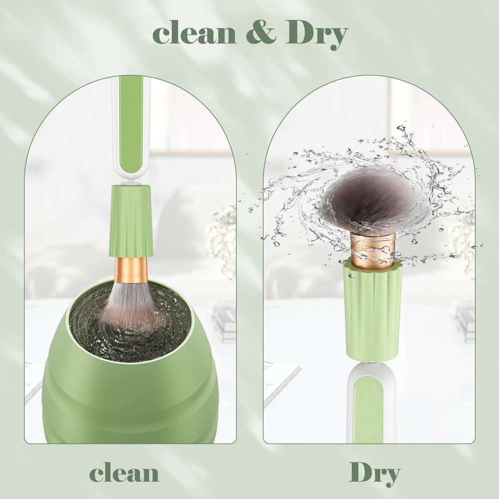 Ditefun brush-head closeup with soft silicone bristles for gentle care